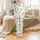 Baby Lovers' Hand-Drawn Crochet-Style Sleepy Bear Pastel Blue Cream Sky Pattern Satin Pajamas Set - 2