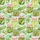 Girlie Pickle Fans' Coquette Pink Bow Watercolor Pickle Jar & Dill Botanical Pattern on Pale Mint Satin Pajamas Set - 4
