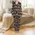 Whippet Lovers' Graceful Whippet Silhouettes Warm Tan Beige Grey Brindle on Dark Chocolate Satin Pajamas Set - 2