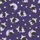 Women's Adorable Black French Bulldog Puppies in Purple Striped Pajamas, Pastel Stars, Deep Purple Night Sky Pattern Satin Pajamas Set - 4