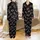 Holiday Revelers' Playful 'Most Likely To' Christmas Phrases, Minimalist Santa Hats, Snowflakes, Stars on Black Satin Pajamas Set - 1