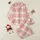 Women's Minimalist Multi-Scale Plaid Design in Pastel Pink, Off-White, Peach, and Muted Beige Satin Pajamas Set - 1