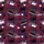 Matching Couples' Minimalist King Queen Crowns Red Navy Tartan Plaid Pattern Satin Pajamas Set - 2