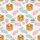 Family Fun Seekers Whimsical Golden Pancakes Hot Cocoa & Pastel Sleeping Masks Confetti Pattern Satin Pajamas Set - 2