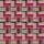 Modern Style Enthusiasts' Dynamic Abstract Geometric Interlocking Stripe Pattern in Olive Green, Hot Pink, Beige, Black Satin Pajamas Set - 2