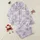 Nursery Decorators' Soft Lavender Crocheted Sleepy Teddy Bear Yawning Snuggling Stars Moons Pattern Satin Pajamas Set - gyq1_rpb4x