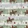 Western Christmas Families' Rustic Cowboy Santa, Longhorn, Saguaro Cactus Repeating Pattern in Muted Sage & Burgundy Satin Pajamas Set - 2