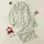 Bridal Party Members' Elegant Cream White Botanical Vine Leaf Pattern in Forest Green & Sage Satin Pajamas Set - 1