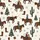 Families' Rustic Western Christmas Cowboy Santa Saguaro Cactus Snowy Prairie Cream Red Brown Pattern Satin Pajamas Set - 4