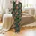 Bridesmaids' Minimalist Abstract Geometric Pattern Deep Forest Green Terracotta Orange Black White Outline Satin Pajamas Set - 3W1FN2WJS0