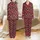 Men's Crimson Red Festive Pattern Featuring Tuxedo Lapels, Bow Ties, Green Garlands & White Snowflakes Satin Pajamas Set - 1