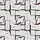Women's Minimalist Black Geometric & Fluid Shapes with Nude Pink Accents Satin Pajamas Set - 4