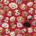 Pet Parents' Lively Red Hyper-Realistic Stuffed Dog Faces Repeating Pattern Satin Pajamas Set - 2