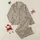 Family Home Lovers' Greige Morning Brunch Motif with Black Coffee Croissant Toast Berry Outlines Satin Pajamas Set - 1