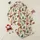Families' Whimsical Western Christmas T-Rex Cowboy Pattern with Santa Hats, Cacti, Poinsettias, and Holly on Cream Satin Pajamas Set - 1