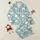 Adults' Muted Sky Blue Whimsical Hand-Drawn Smiling Clouds Winking Stars Moons Leafy Branches Seamless Pattern Satin Pajamas Set - 1