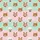 Personalized Gift Seekers' Pastel Mint Pink Sticker Pattern with Smiling Baby Faces, Bichon Frise Dogs, & Ginger Cats Satin Pajamas Set - 2