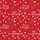 Holiday Celebrators' Festive Red White Polka Dot 'Merry & Bright' Script Golden Yellow Star Snowflake Pattern Satin Pajamas Set - 2