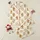 Whimsical Style Fans' Crocheted Lion Bunny All-Over Pattern: Soft Brown, Mustard, Pastel Pink Satin Pajamas Set - 1