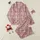 Women's & Girls' Celebratory Elegant Script Initial Rose Line Art Pattern Dusty Pink White Black Satin Pajamas Set - 1