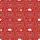 Families' Vibrant Christmas Red Nordic Pattern with White Graphic Trees, Gold Stars, Snowflakes & Whimsical Polar Bears Satin Pajamas Set - 2