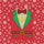 Festive Partygoers' Kitsch Red Snowflake Faux Tuxedo Suit Green Lapels Golden Chain Design Satin Pajamas Set - 2