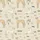 Whippet Owners' Stylized Whippet Dog Geometric Chevron Pattern Pale Cream Fawn Olive Satin Pajamas Set - 2