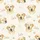 Labrador Retriever Lovers' Creamy Off-White Watercolor Labrador Poses & Paw Prints Pattern with 'Jala' Script Satin Pajamas Set - 2