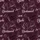 Bridal Party Deep Burgundy White Calligraphic Script Hearts Champagne Flutes Pattern Satin Pajamas Set - 2