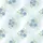 Grandmas' Dusty Blue Rose & Pale Sage Leaf Watercolor Floral Keepsake Art Design Satin Pajamas Set - 2