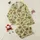 Animal Lovers' Whimsical Olive Green Crocheted Monkey Seamless Pattern with Warm Brown Cream Details Satin Pajamas Set - 1