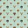 Pet Lovers' Mint Green Scattered Happy Dog Faces Photo Pattern with Personalized Grey Script Names Satin Pajamas Set - 2