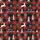 Festive Celebrators' Red Black Buffalo Plaid Vintage Christmas Motifs Distressed Merry Christmas Script Satin Pajamas Set - 2