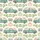 Autumn Lovers' Rustic Teal Truck Pastel Pumpkin Pattern with Farm Fresh Script Satin Pajamas Set - 2