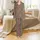 Fashion-Forward Individuals' Hand-Drawn Irregular Undulating Stripe Pattern in Deep Olive Green, Hot Pink, Cream & Black - 2