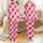 Elegant Delicate Botanical Script White Line Art Coral Pink Fuchsia Creation Satin Pajamas Set - 1