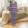 Modern Fashion Lovers' Clean Geometric Horizontal Stripes in Bright White, Deep Navy, Fuchsia, Baby Pink, Sunny Yellow, Turquoise - 2