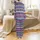 Modern Fashion Lovers' Clean Geometric Horizontal Stripes in Bright White, Deep Navy, Fuchsia, Baby Pink, Sunny Yellow, Turquoise - 3