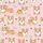 Corgi Lovers' Playful Cartoon Corgi Pattern with Tan Cream and Brown Hues, Bone Shapes, and Paw Prints on Pastel Pink Satin Pajamas Set - 4