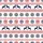 Family Traditional Fair Isle Pattern with Deep Navy Pixelated Reindeer, Vibrant Red Geometric Stripes, and Stylized Snowflakes on White Satin Pajamas Set - 2
