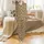 Animal Print Lovers' Flowing Stylized Leopard Rich Tan Dark Brown Organic Spot Pattern - 2