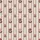 Women's Creamy Off-White Rustic Striped Maroon & Pink Block Print Floral Motif Satin Pajamas Set - 4