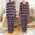 Couples' Classic Red Black Blue Plaid J Heart M Heart Monogram Card Suits Pattern Satin Pajamas Set - 1