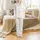 Kids' Whimsical Watercolor Children Figures Pastel Polka Dot Star Plaid Dream Theme Satin Pajamas Set - 2