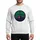 Vintage Outdoor Mountain Range Plaid Emblem Deep Green Navy Blue Vector Art Sweatshirt - 1