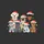 Diverse Dog Breeds Santa Hats Colorful String Lights Christmas Family Holiday Sweatshirt - 2