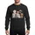 Diverse Dog Breeds Santa Hats Colorful String Lights Christmas Family Holiday Sweatshirt - 1