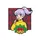 Kawaii Anime Girl Candy Cane Festive Pixel Art Otaku Christmas Sweatshirt - 2