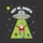 Funny Xmas Alien UFO Abduction: Get In Santa Flying Saucer Design Sweatshirt - 2