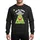 Funny Xmas Alien UFO Abduction: Get In Santa Flying Saucer Design Sweatshirt - 1